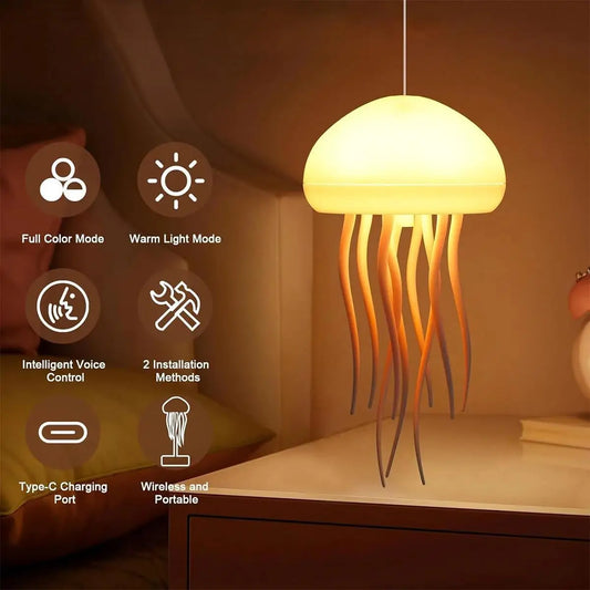 Jellyfish Night Light Atmosphere